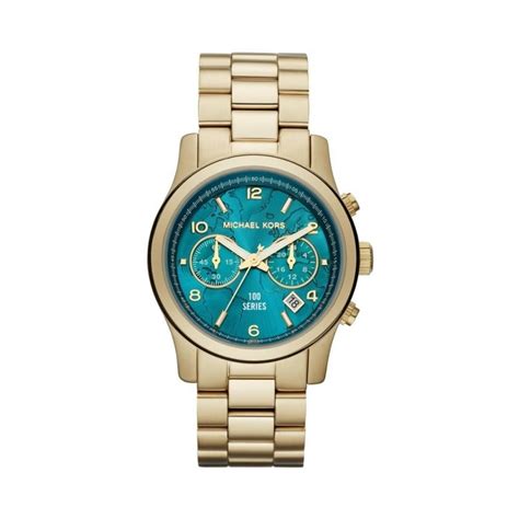 michael kors turquoise watch 100 series|Michael Kors mk5815.